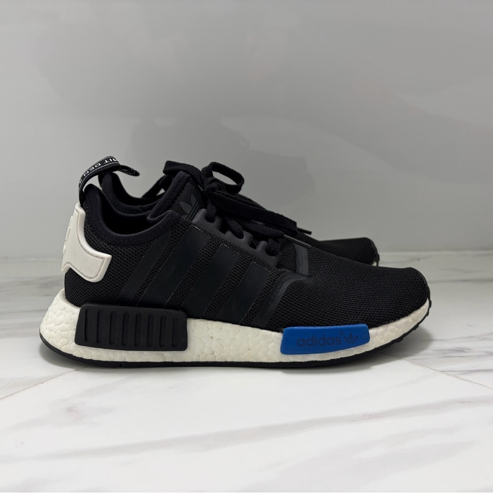 Adidas NMD Nomad Runner Tokyo Black White Blue Size 6 ART S75338 City Pack